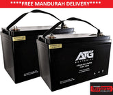 2x 120AH ATG Batteries COMBO DEAL
